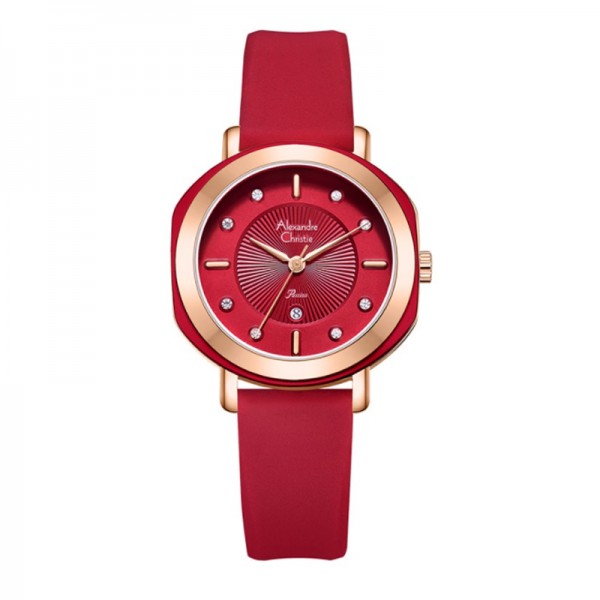 Alexandre Christie AC 2991 Rosegold Red LDRRGRE